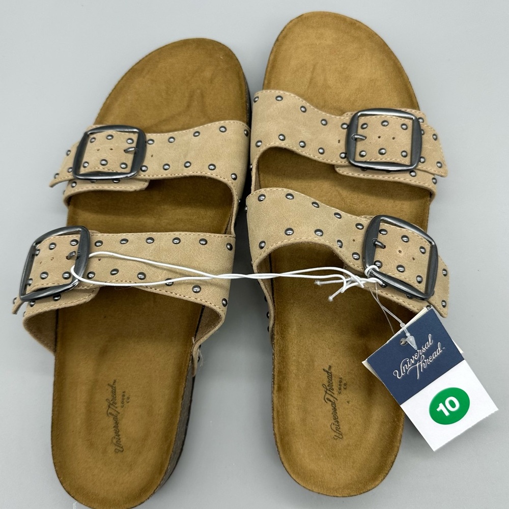 Universal Thread Tan Buckle Sandals - Multiple sz avail